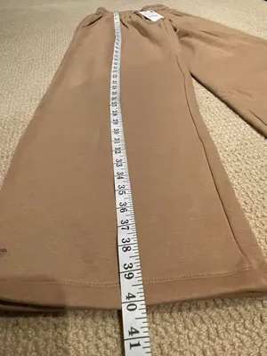 ZARA Long Sleeve Sweatsuit Set With Hoodie And Wide Legs Size XS thumbnail 6