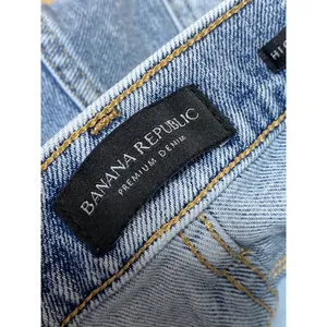 Banana Republic Blue High Waisted Distressed Frayed Skinny Denim Jeans Pants 26 thumbnail 5