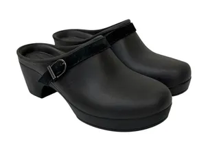 Crocs Sarah Suede Band Clog Black Slip On Mule Womens Size 9 thumbnail 1