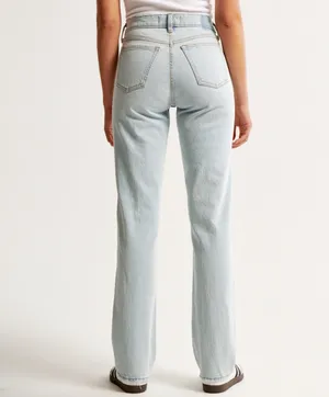 Abercrombie Jeans Straight 90s Mid-Rise thumbnail 6