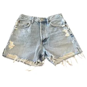 AGOLDE Dee Jean Short in Muse Blue, Size 26 thumbnail 3