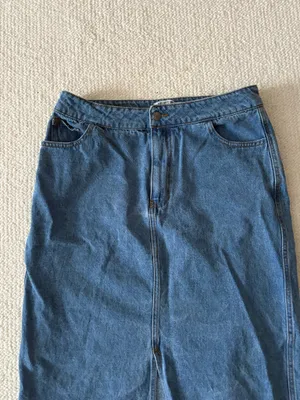 Velvet Heart Denim Midi Skirt thumbnail 2