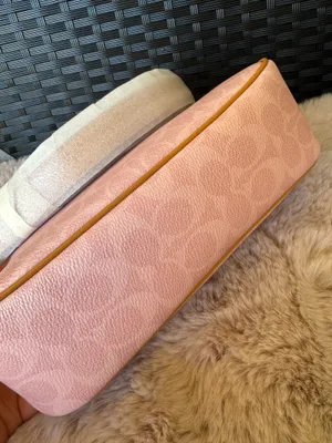 NWT Coach Gold Powder Pink Teri Shoulder Bag Signature with Charms CEA20 2026 thumbnail 4
