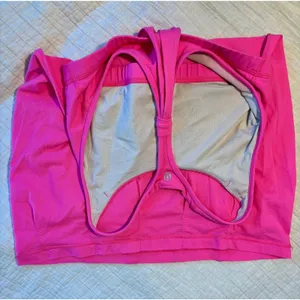 Lululemon Racerback Tank Top Built-in Shelf Bra Pink Yoga Gym Athletic Top thumbnail 5