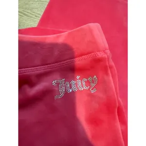 NWT Juicy Couture Hot‎ Pink Velour Rhinestone Logo Track Pants Womens Medium thumbnail 3