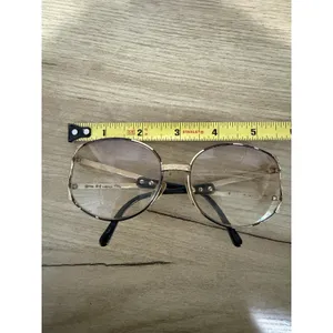 Vintage CHRISTIAN DIOR Sunglasses Rare Lunette de Soleil Oversize 70s Black Gold thumbnail 9
