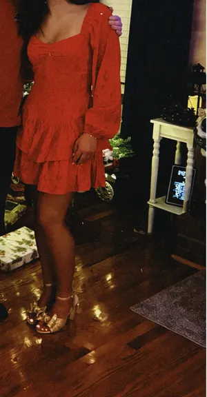 Red Francesca's Dress thumbnail 2