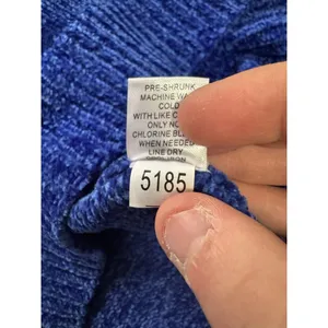 Lulu B Women Size Large Blue‎ Knit Sweater Polyester Classic City Office Winter thumbnail 10
