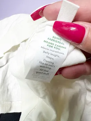 Aerie women’s White Lace-Back floral Cropped built in bra double strap Cami thumbnail 10