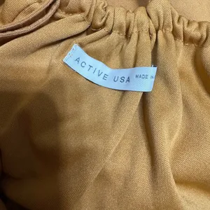 ACTIVE USA Mustard Yellow Crochet Trim Maxi Dress Spaghetti‎ Straps boho casual thumbnail 4
