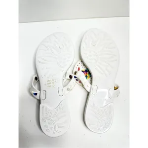 Jack Rogers Sandals Womens Size 5‎ White Georgica Jelly Slip On Flats thumbnail 9