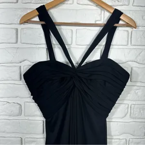 Alex Evenings Vintage Formal Black Maxi Dress Size 10 thumbnail 12