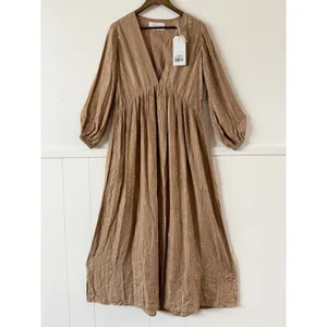 Sundress REVOLVE Chicago Long Maxi Dress XS/S Gold Sequin Lurex Boho Resort NWT thumbnail 3