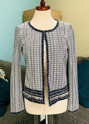 Marc Aurel Indigo Club‎ Jacket Size 36 Blue thumbnail 1
