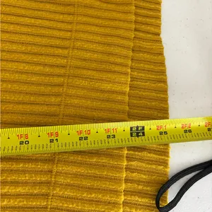 Anthropologie Maeve Chartreuse Ribbed Knit Cowl Neck Sweater Oversized Medium‎ thumbnail 8