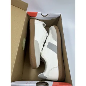 New J Sport Cecily Women’s Sneaker Suede White/Grey Low Top Shoes Size 7 US thumbnail 14