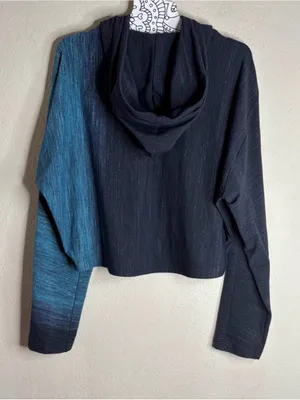 Lululemon Varsa Hoodie lululemon lab Aurora Glow Jacquard Black True Sz Medium thumbnail 3