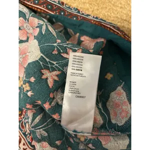 Anthropologie Zenia Floral Mini Shift Dress Size Small Boho Peasant Festival thumbnail 10