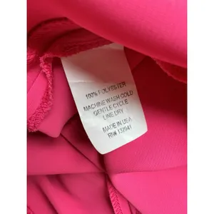 Amanda Uprichard Hot Pink Rafaela Dress Size Medium Cowl Neck Sleeveless USA thumbnail 7