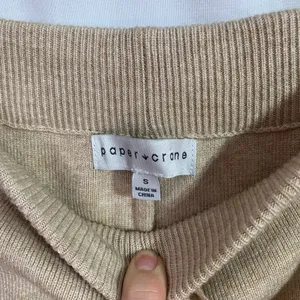 Paper Crane, tanish cream, Lounge pants size SMALL thumbnail 4