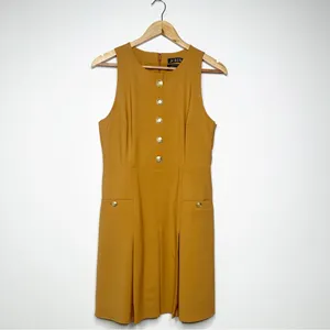 J. Crew Pleated Mini Dress in Tollegno 1900 Italian Bi-Stretch Wool Blend Size 6 thumbnail 2