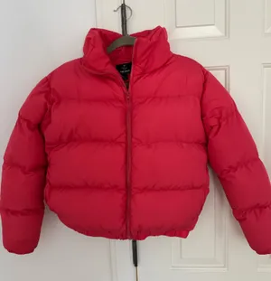 Threadbare Pink Puffer Winter Coat Jacket 2 thumbnail 1