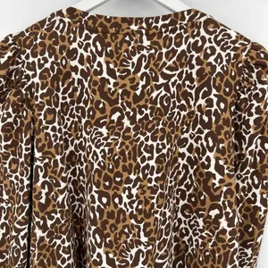 Lilly‎ Pulitzer Chocolate My Favorite Spot Jansen V-Neck Sweatshirt Size Large thumbnail 7