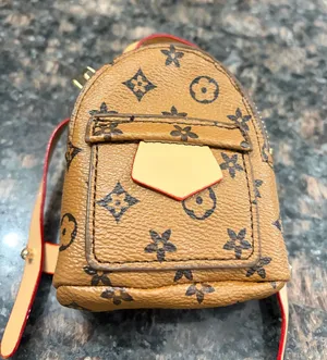 Mini backpack keychain Brown thumbnail 1