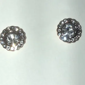 Elegant Gold Tone Rhinestone Boho Stud Earrings thumbnail 2