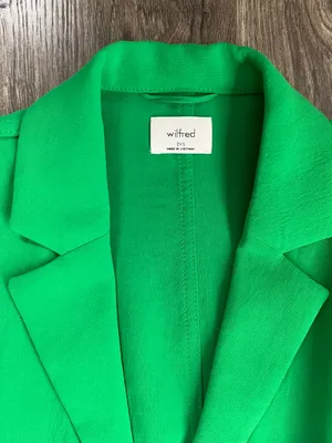 Aritzia Wilfred Green Relaxed Blazer - Perfect For St Patrick’s Day thumbnail 2