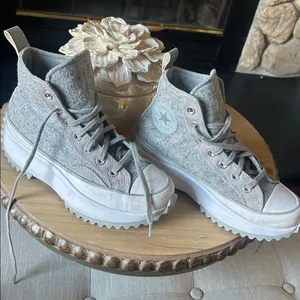 Converse Run Star Hike High Black Ice Ash Stone Style No 169438C Size 6.5 thumbnail 1