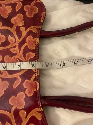 Fair Trade Style Faux Leather Shoulder Bag thumbnail 7