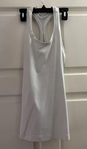 Lululemon Cool Racerback Tank Nulu 6 White thumbnail 1