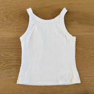 White Fox Tank Top Sleeveless Buckle Strap Size S White thumbnail 3
