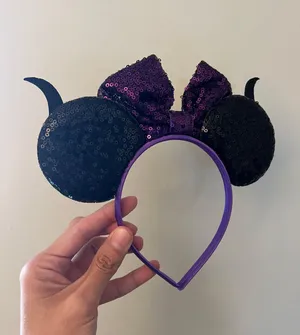 Boutique Disney Micky Minnie ear Happy Halloween 🎃 Girls custome NEW no tags thumbnail 2