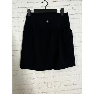 Athleta Salutation Stash Pocket 16.5" Skort Black Size Small Petite‎ SP thumbnail 6