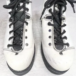 Vintage Y2K Lugz White Leather Combat Boots Women’s Size 8.5 thumbnail 8