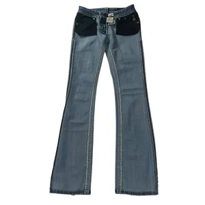 Miss Me Bootcut Jeans Medium Wash Studded Embellished Buckle Exclusive Womens Size 27 thumbnail 4