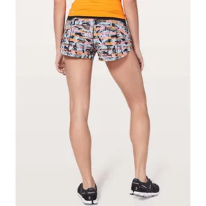 Lululemon Speed Up Short 2.5 Rare Inversion Multi Size 4 Activewear Running thumbnail 4