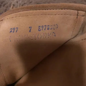 Minnetonka size 7 light brown moccasins thumbnail 6