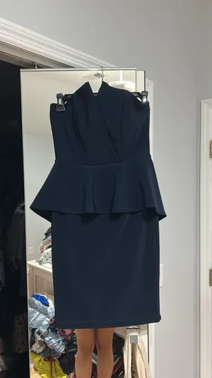 Blue Business Dress thumbnail 2