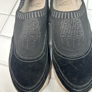 Dansko Alice Sneakers Slip-On Black Nubuck Leather Size‎ 40 US 10-10.5 thumbnail 7