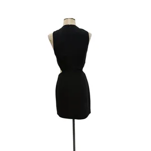 Elliatt Audrina Black Cutout Sheath Cocktail Dress NWT Missing Overlay‎ Small thumbnail 6