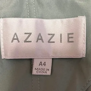 AZAZIE Womens Satin Delmar Green Halter Sleeveless Bridesmaid Maxi Dress Size 4 thumbnail 10