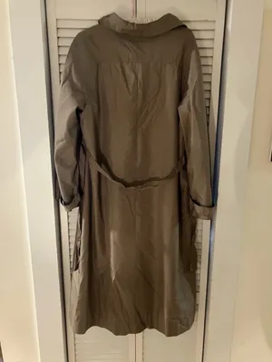 Vintage Jay Stone for Raincheetahs Long Trenchcoat Size 14 thumbnail 10