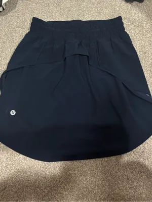 Lululemon Hotty Hot High-Rise Skirt True Navy - Size: 2 thumbnail 7