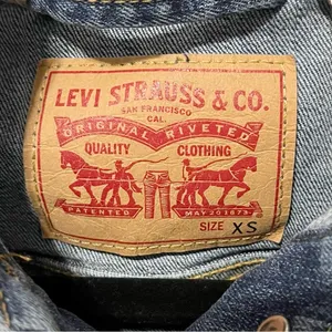 LEVI’S Women’s Hybrid Denim Hooded Trucker Jacket XS thumbnail 8