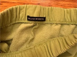 Brandy‎ Melville Lime Green Rosa Joggers thumbnail 4
