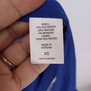 Gabrielle Union Dress Womens XS Sheath Midi Royal Blue Wrap Front Excellent thumbnail 3