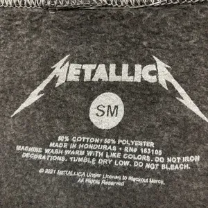 Urban Outfitters Metallica Here Comes Revenge Oversized Crewneck Sweater Size Small thumbnail 4